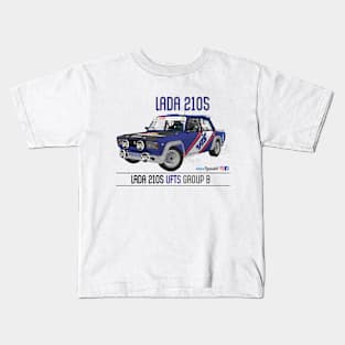 Lada 2105 VFTS Group B Front 06 Kids T-Shirt